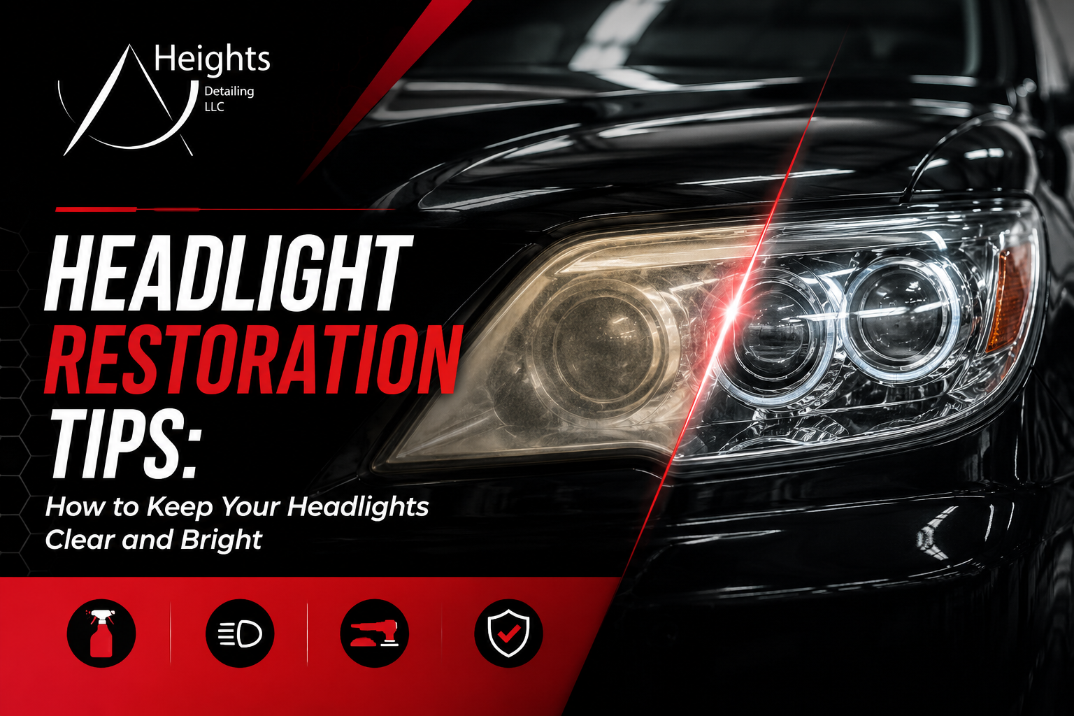 Headlight Restoration Tips: How to Keep Your Headlights Clear and Bright