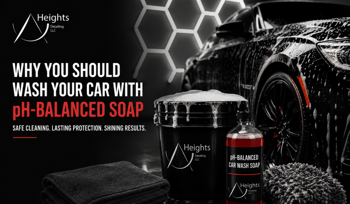Why pH-Balanced Soap Matters for Your Car?