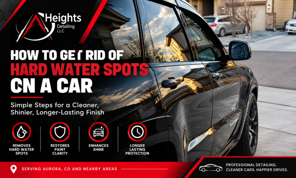 How to Get Rid of Hard Water Spots on a Car